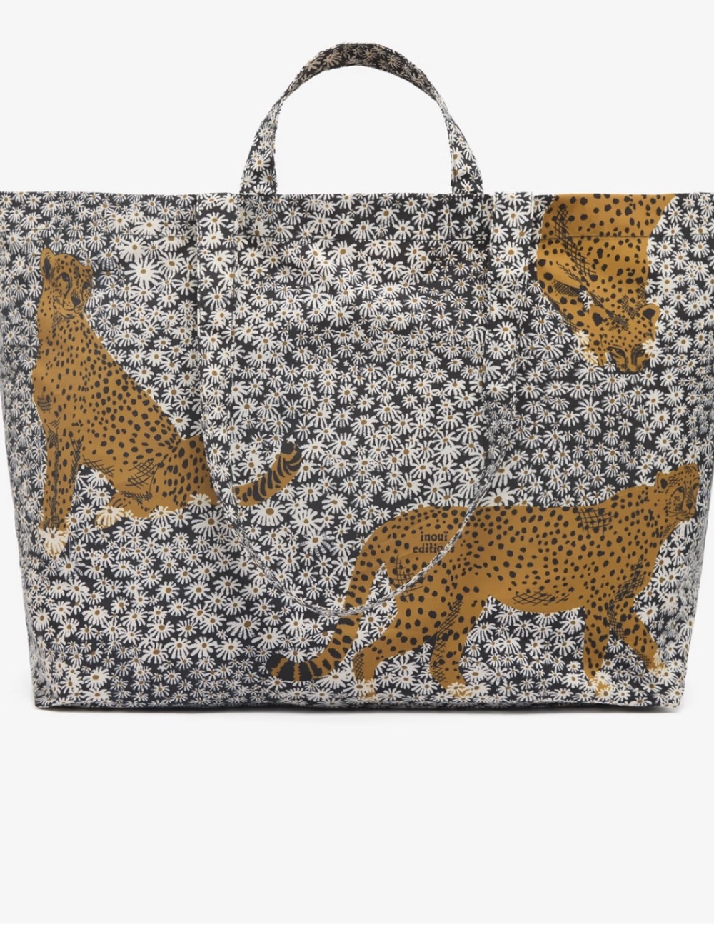 Inoui Editions Maxi Shopper Bag - Pampa - Black